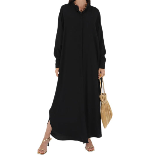 OBEEII Women’s Ramadan Abaya – Islamic Batwing Sleeve Kaftan Dubai Prayer Dress