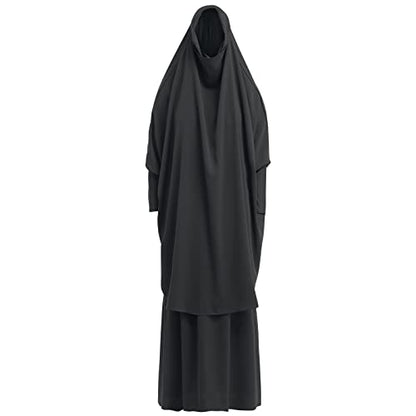 Muslim Women’s Hijab Prayer Dress – Modest Abaya Khimar Maxi Kaftan