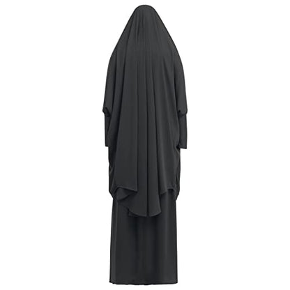 Muslim Women’s Hijab Prayer Dress – Modest Abaya Khimar Maxi Kaftan