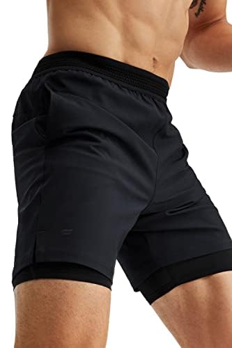 Fabletics Men's The Fundamental Short (Lined), Workout, Running, Training, Gym, Yoga, Ultra Lightweight, Athletic