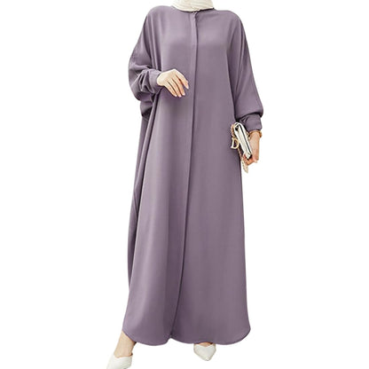 OBEEII Women’s Ramadan Abaya – Islamic Batwing Sleeve Kaftan Dubai Prayer Dress