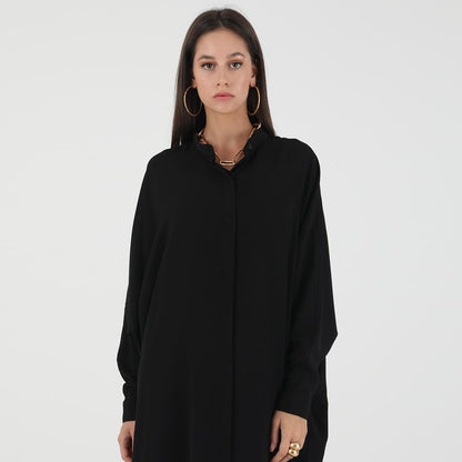 OBEEII Women’s Ramadan Abaya – Islamic Batwing Sleeve Kaftan Dubai Prayer Dress