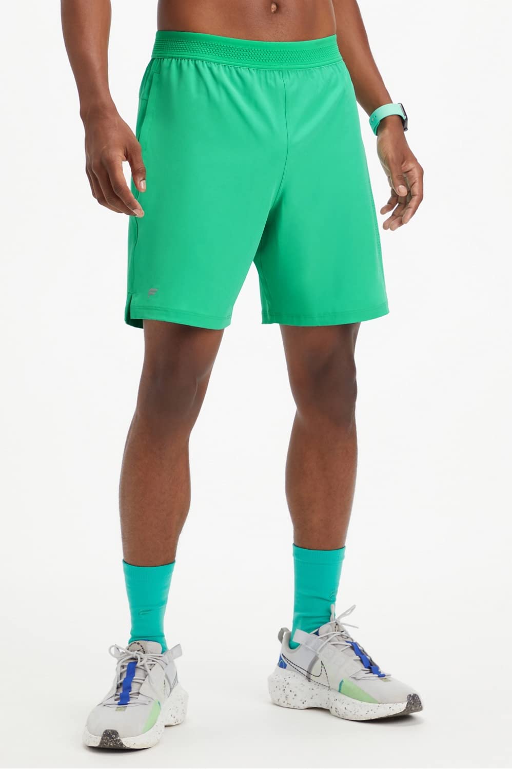 Fabletics Men's The Fundamental Short (Lined), Workout, Running, Training, Gym, Yoga, Ultra Lightweight, Athletic