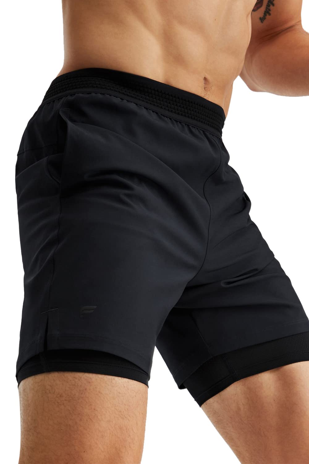 Fabletics Men's The Fundamental Short (Lined), Workout, Running, Training, Gym, Yoga, Ultra Lightweight, Athletic