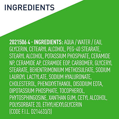 CeraVe Hydrating Facial Cleanser – Moisturizing Face Wash with Hyaluronic Acid, Ceramides & Glycerin for Dry Skin