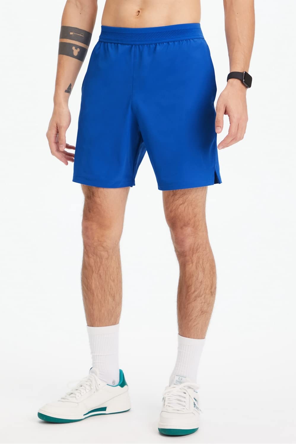 Fabletics Men's The Fundamental Short (Lined), Workout, Running, Training, Gym, Yoga, Ultra Lightweight, Athletic