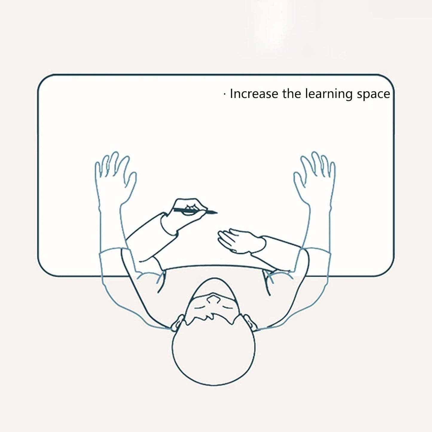 Kids Adjustable Study Desk & Chair Set – Ergonomic Learning Table with Drawer & Golden Distance Design (Blue)