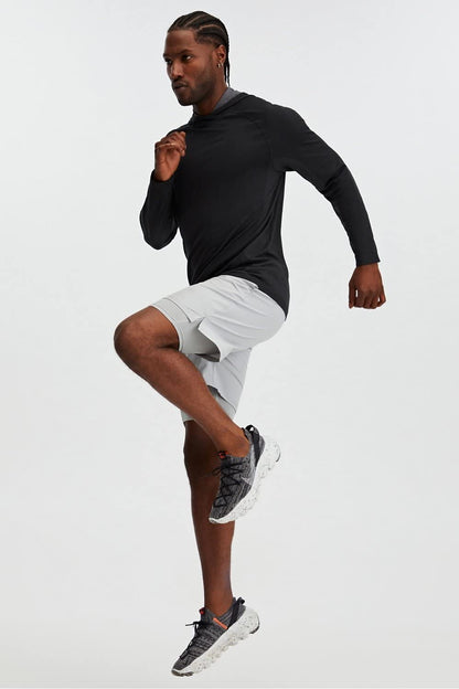 Fabletics Men's The Fundamental Short (Lined), Workout, Running, Training, Gym, Yoga, Ultra Lightweight, Athletic