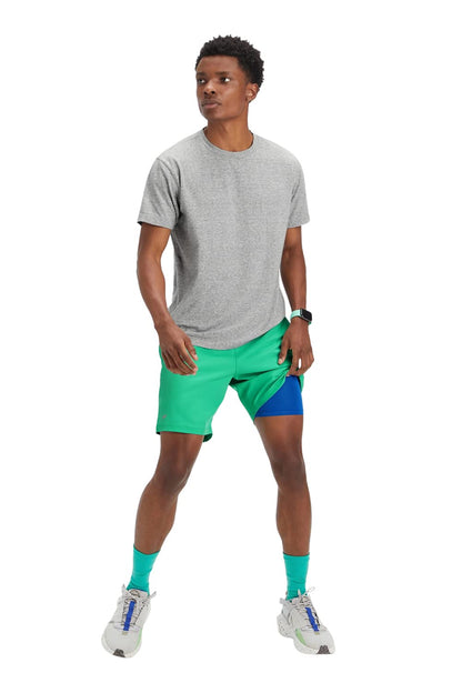 Fabletics Men's The Fundamental Short (Lined), Workout, Running, Training, Gym, Yoga, Ultra Lightweight, Athletic