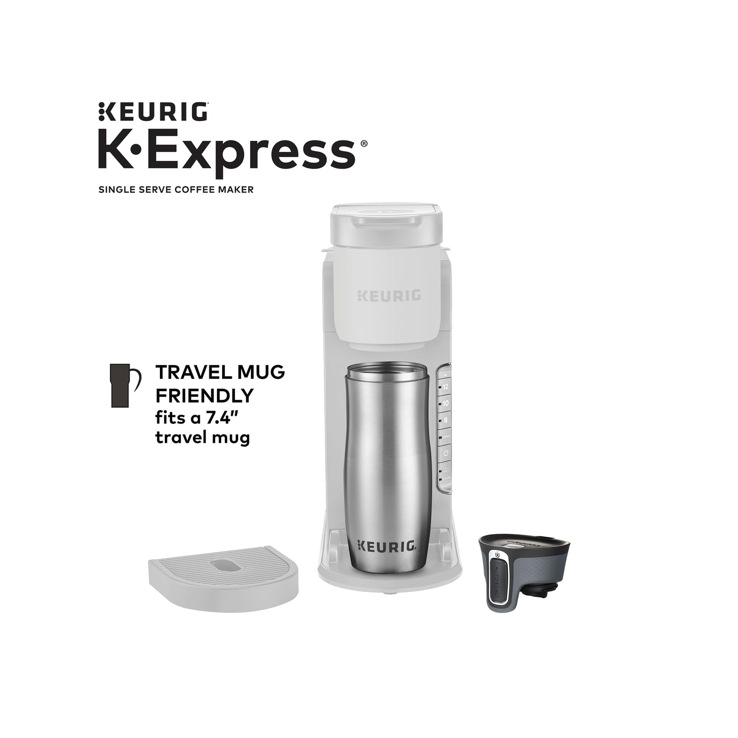Keurig K-Express Single Serve Coffee Maker - 3 Brew Sizes with Strong Button