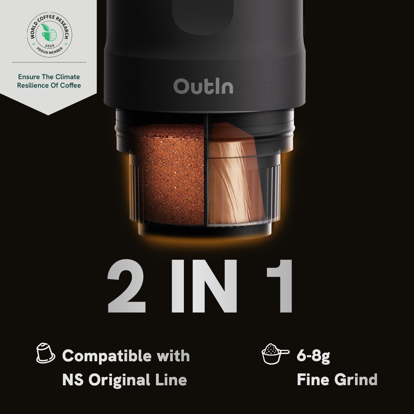 Outin Nano Portable Electric Espresso Machine