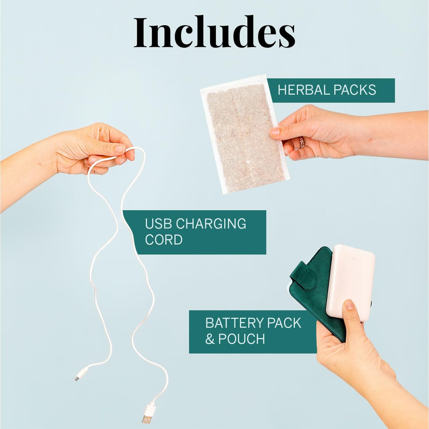 Pixie Period Heating Pad for Cramps - Thinnest Wearable Heating Pad for Feminine Care - Unnoticeable Under Clothes - Best Portable Heat Belt for Menstrual Pain Relief - FSA Eligible and HSA Eligible