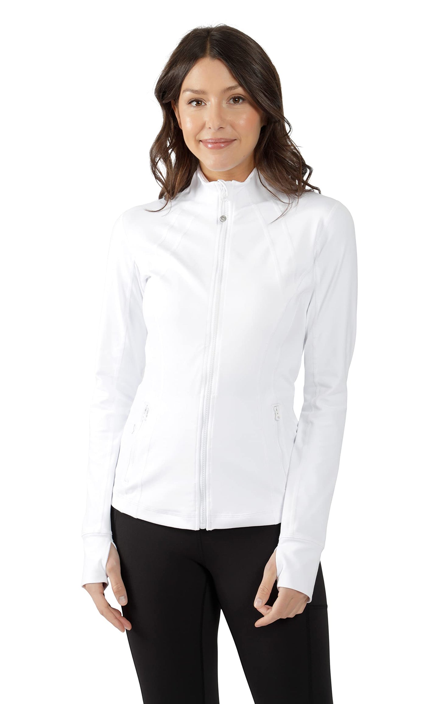 90 Degree By Reflex Women’s Lightweight, Full Zip Running Track Jacket