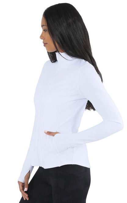 90 Degree By Reflex Women’s Lightweight, Full Zip Running Track Jacket