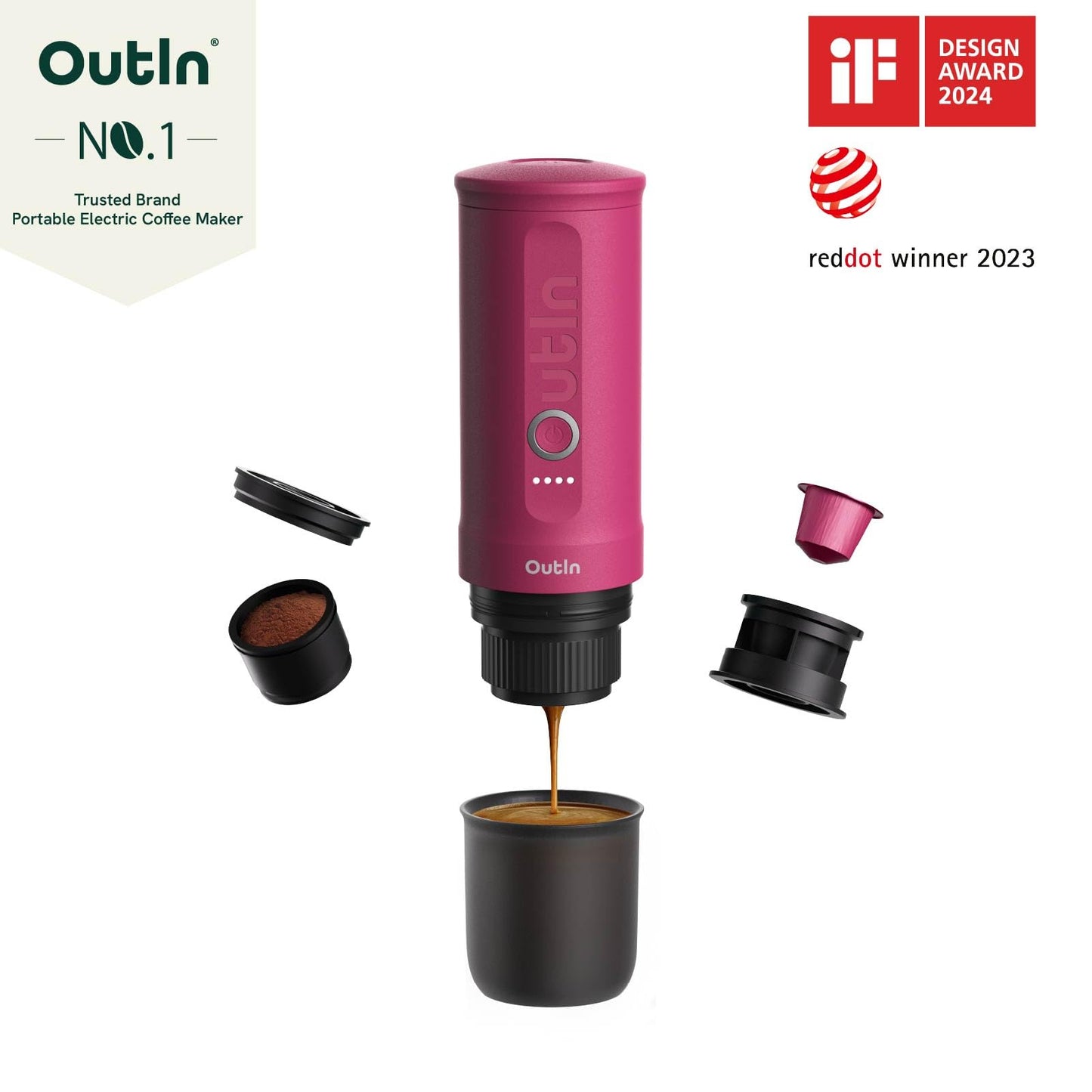 Outin Nano Portable Electric Espresso Machine