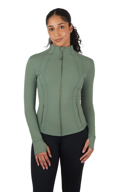 90 Degree By Reflex Women’s Lightweight, Full Zip Running Track Jacket