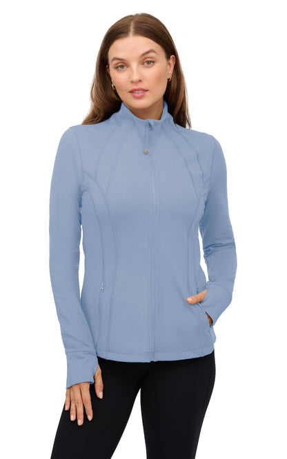 90 Degree By Reflex Women’s Lightweight, Full Zip Running Track Jacket