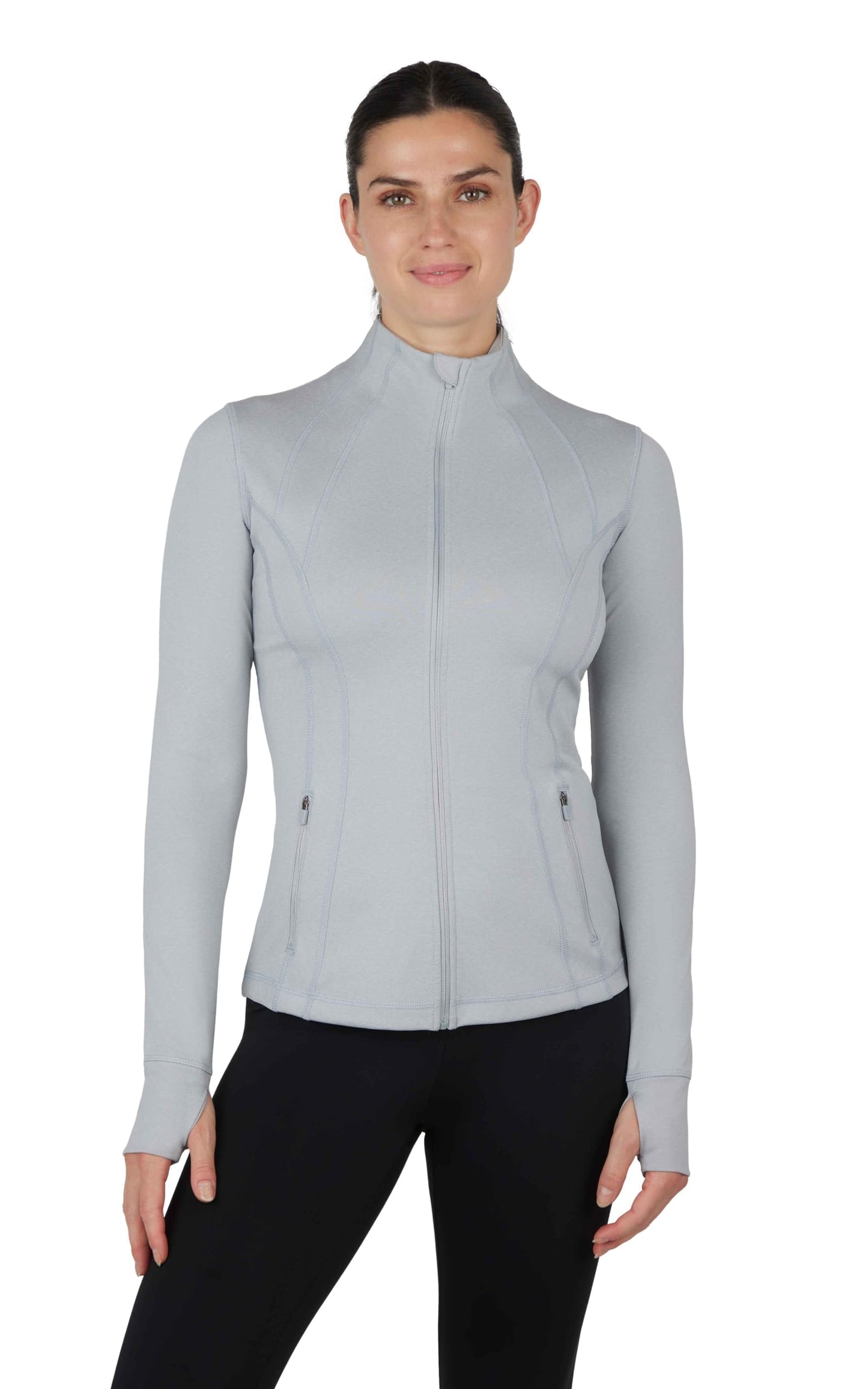 90 Degree By Reflex Women’s Lightweight, Full Zip Running Track Jacket