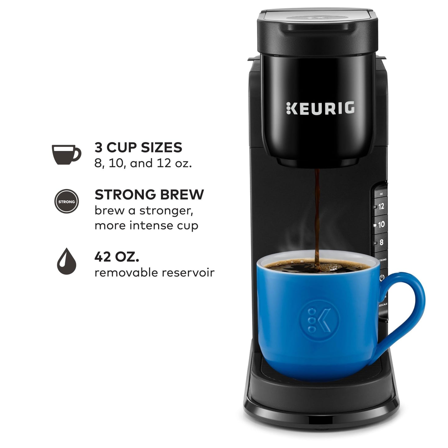 Keurig K-Express Single Serve Coffee Maker - 3 Brew Sizes with Strong Button