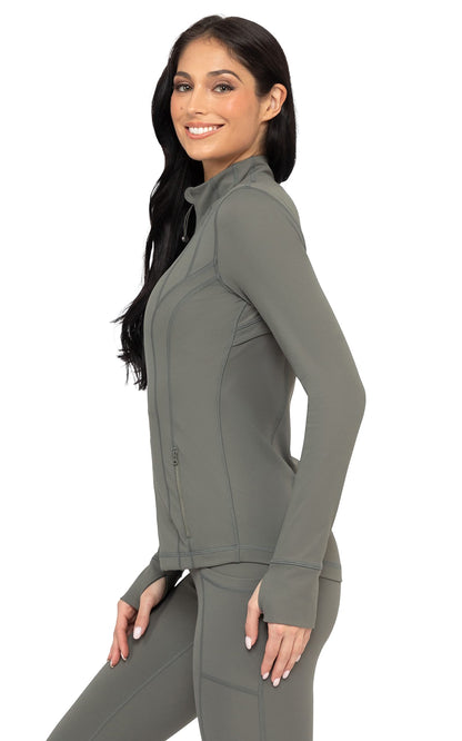 90 Degree By Reflex Women’s Lightweight, Full Zip Running Track Jacket