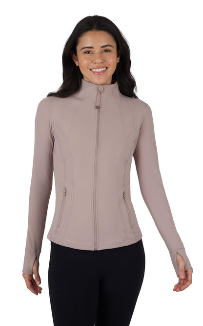 90 Degree By Reflex Women’s Lightweight, Full Zip Running Track Jacket