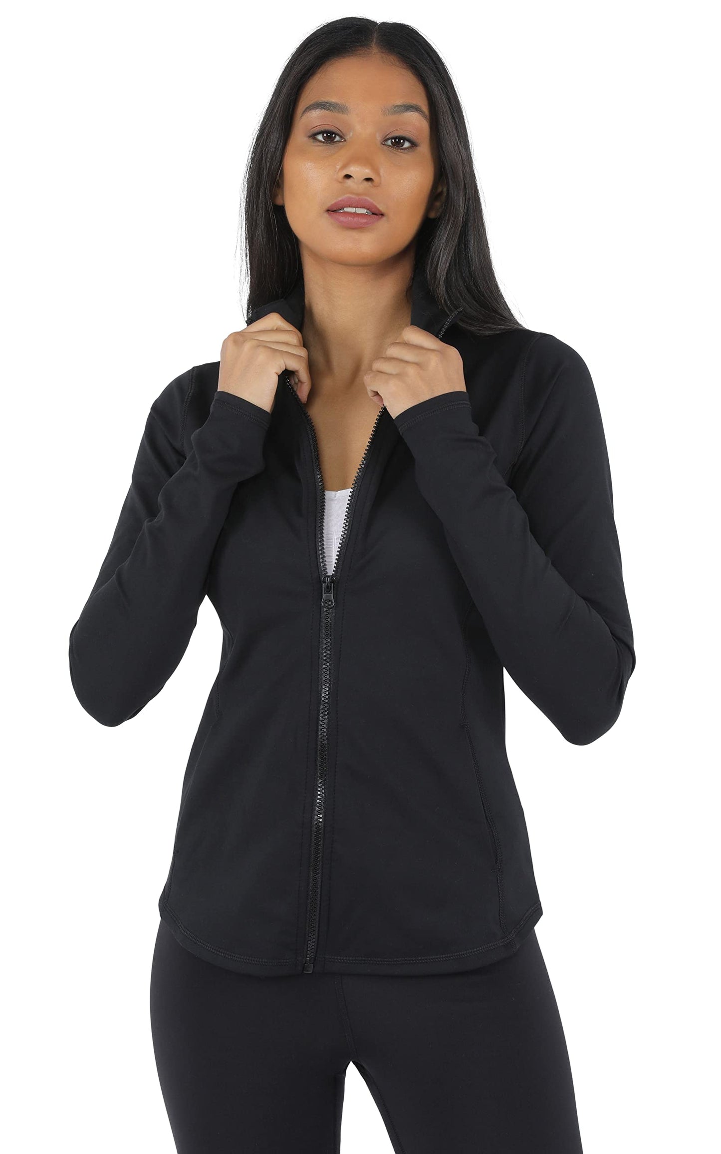 90 Degree By Reflex Women’s Lightweight, Full Zip Running Track Jacket