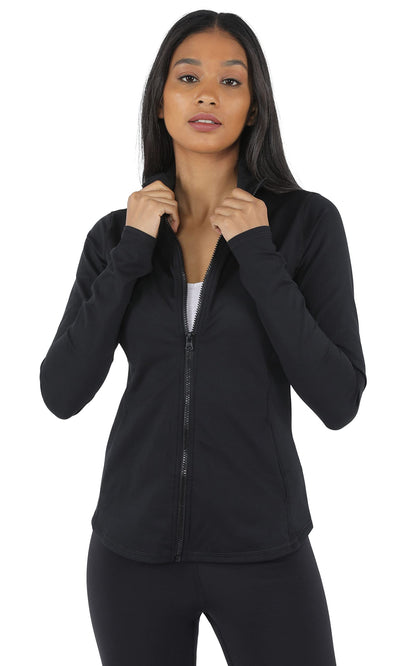 90 Degree By Reflex Women’s Lightweight, Full Zip Running Track Jacket