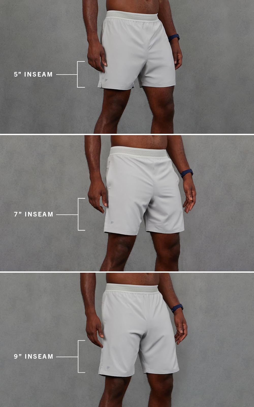 Fabletics Men's The Fundamental Short (Lined), Workout, Running, Training, Gym, Yoga, Ultra Lightweight, Athletic