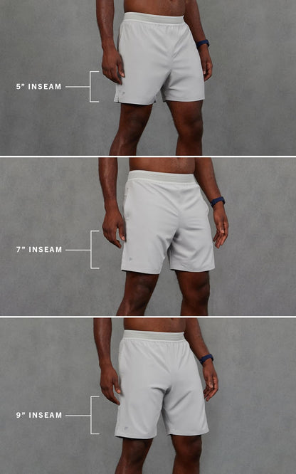 Fabletics Men's The Fundamental Short (Lined), Workout, Running, Training, Gym, Yoga, Ultra Lightweight, Athletic