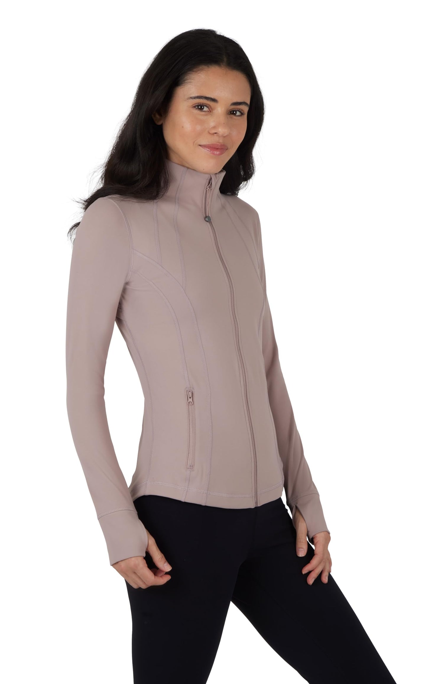 90 Degree By Reflex Women’s Lightweight, Full Zip Running Track Jacket