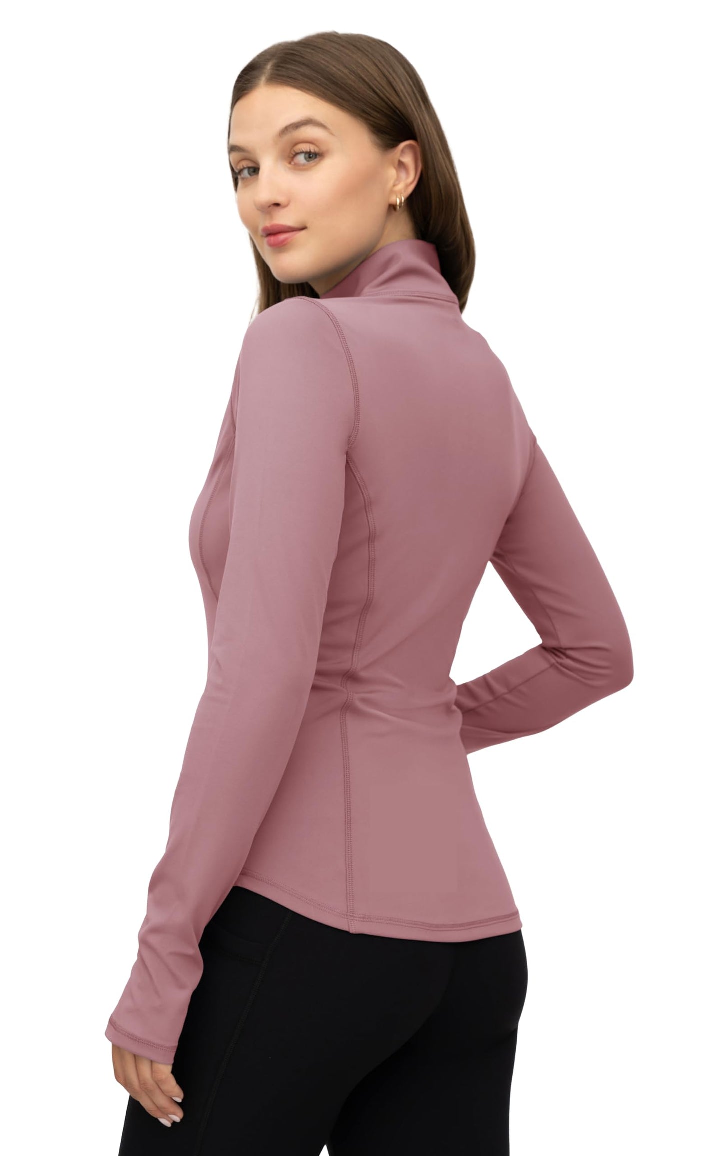 90 Degree By Reflex Women’s Lightweight, Full Zip Running Track Jacket