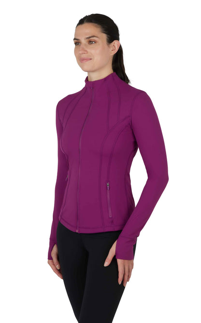 90 Degree By Reflex Women’s Lightweight, Full Zip Running Track Jacket