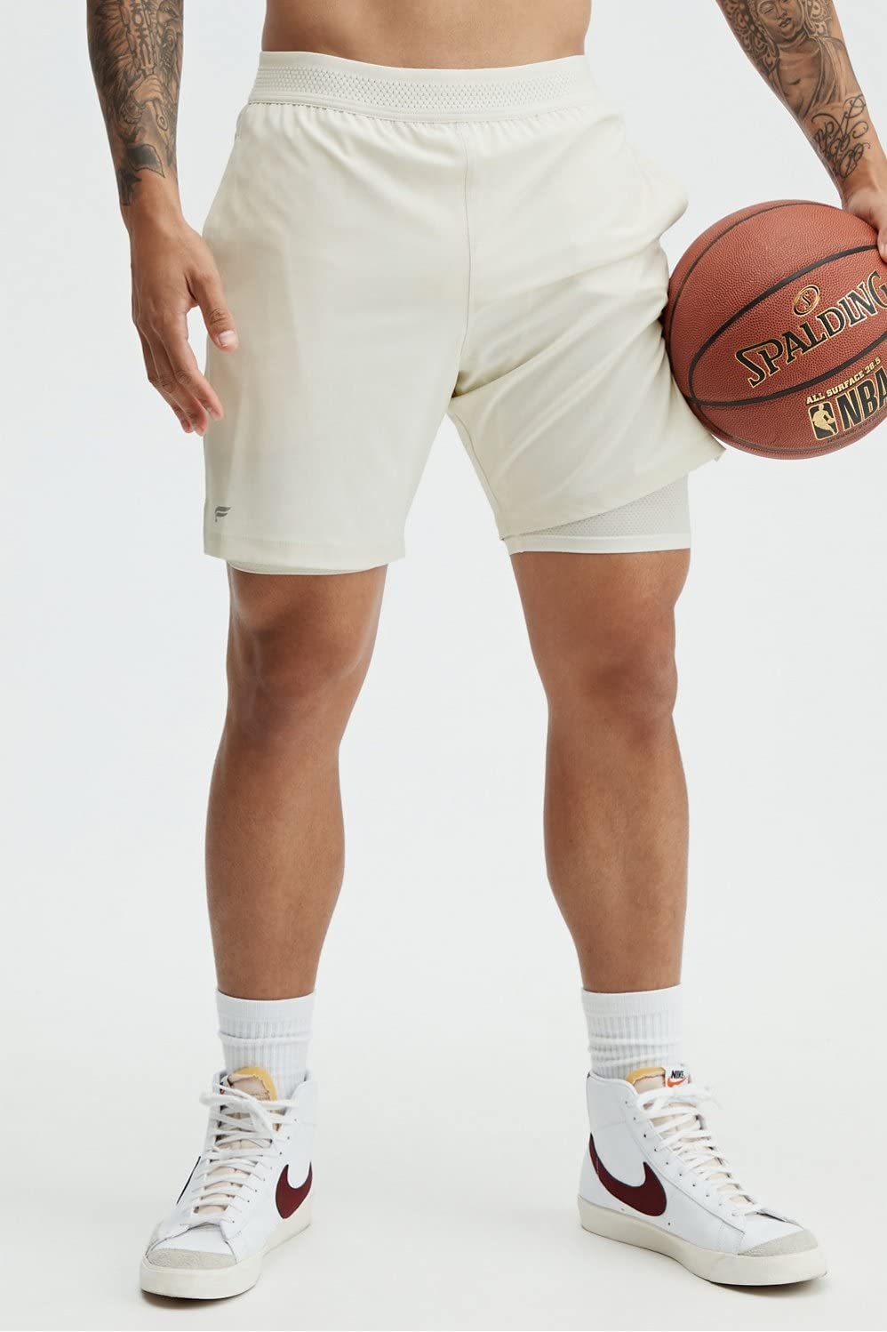 Fabletics Men's The Fundamental Short (Lined), Workout, Running, Training, Gym, Yoga, Ultra Lightweight, Athletic