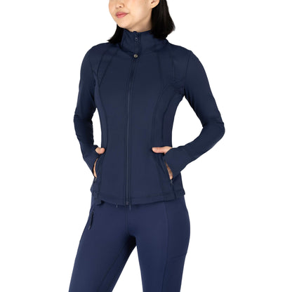 90 Degree By Reflex Women’s Lightweight, Full Zip Running Track Jacket