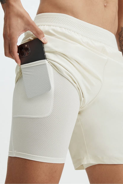 Fabletics Men's The Fundamental Short (Lined), Workout, Running, Training, Gym, Yoga, Ultra Lightweight, Athletic