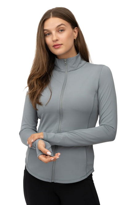 90 Degree By Reflex Women’s Lightweight, Full Zip Running Track Jacket