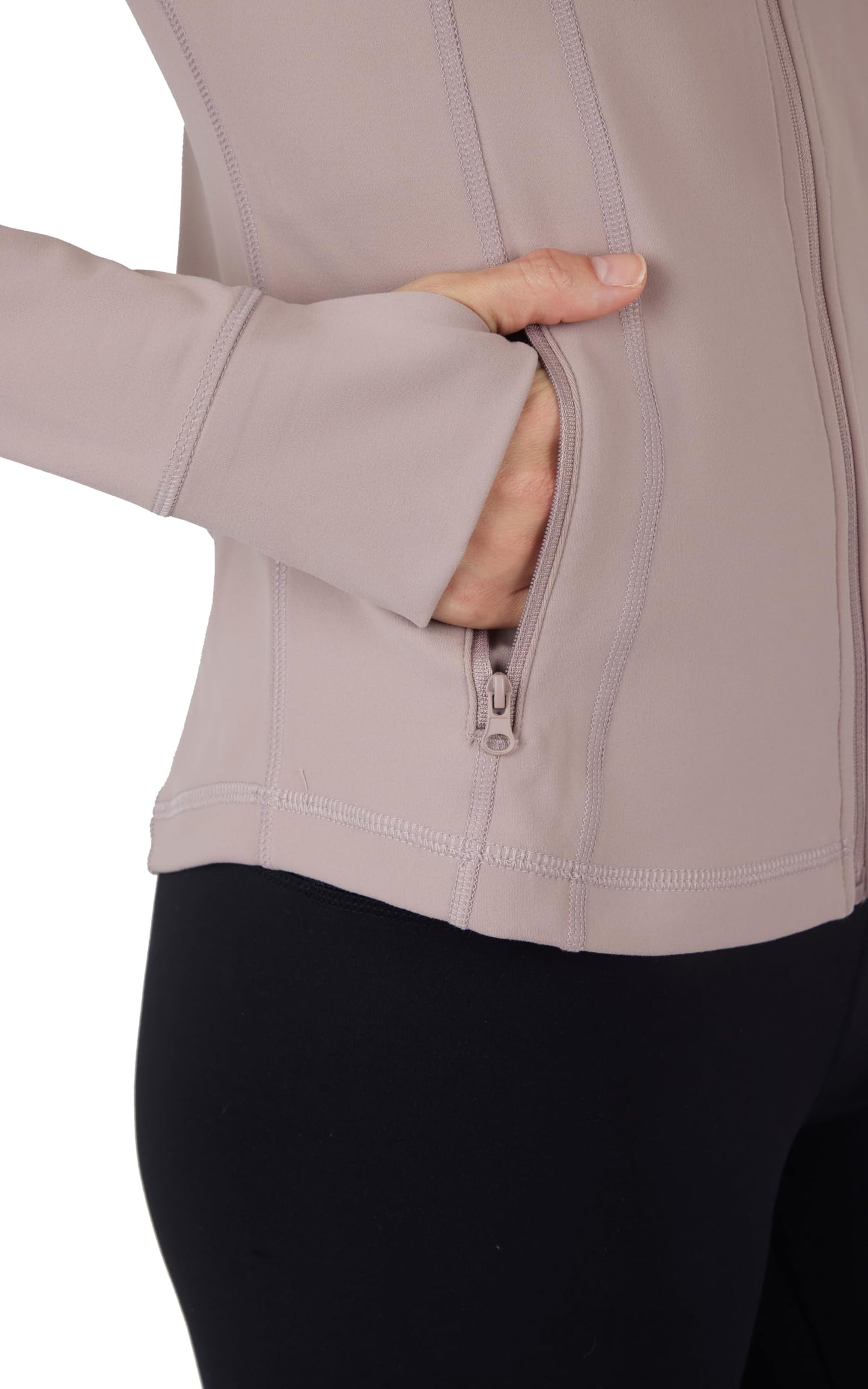 90 Degree By Reflex Women’s Lightweight, Full Zip Running Track Jacket