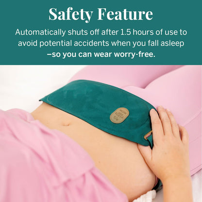 Pixie Period Heating Pad for Cramps - Thinnest Wearable Heating Pad for Feminine Care - Unnoticeable Under Clothes - Best Portable Heat Belt for Menstrual Pain Relief - FSA Eligible and HSA Eligible