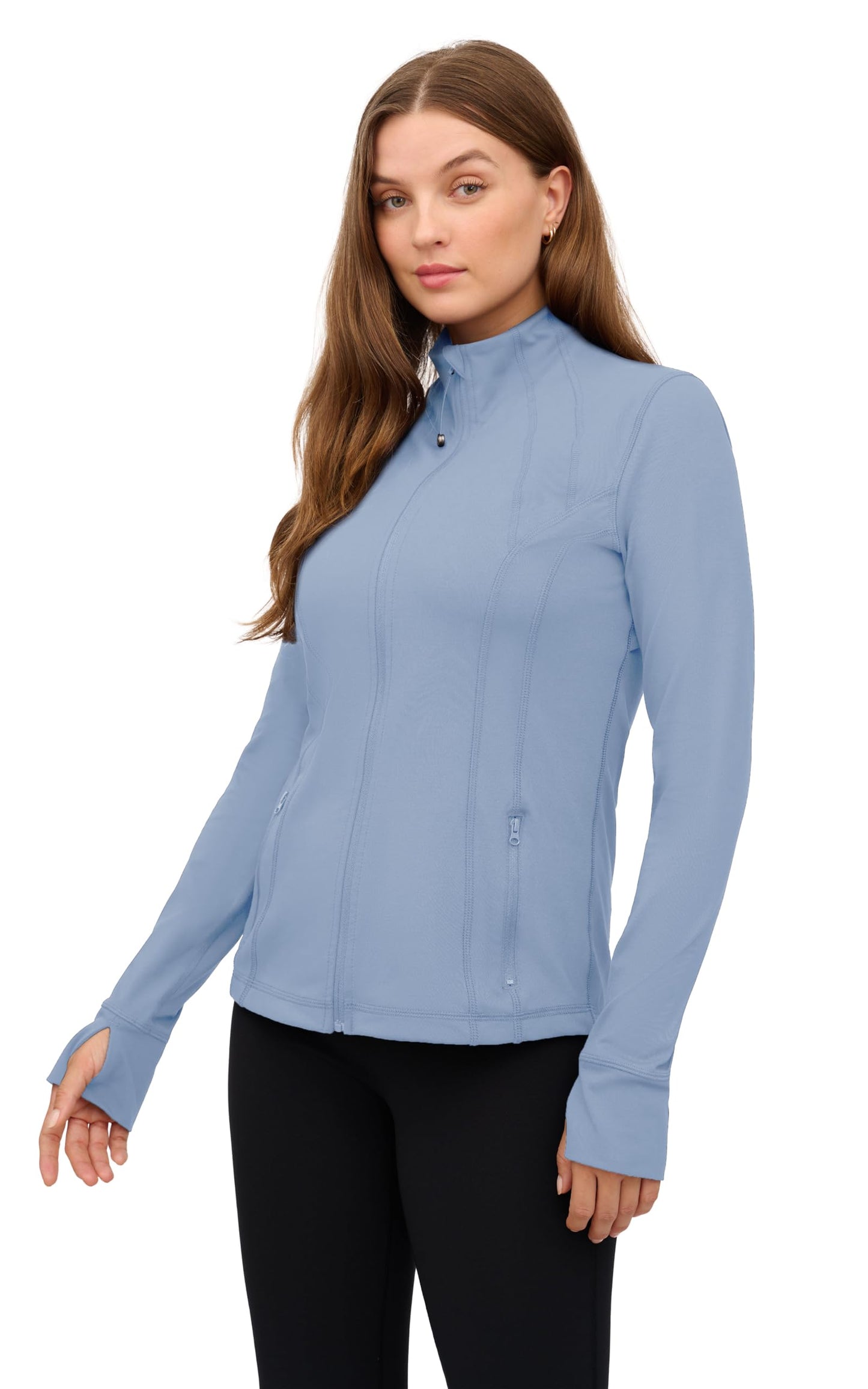 90 Degree By Reflex Women’s Lightweight, Full Zip Running Track Jacket