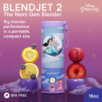 BlendJet 2 Portable Blender - USB-C Rechargeable 16oz Personal Blender
