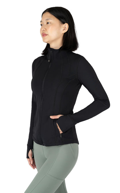90 Degree By Reflex Women’s Lightweight, Full Zip Running Track Jacket