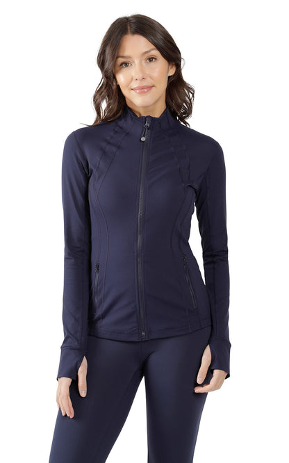 90 Degree By Reflex Women’s Lightweight, Full Zip Running Track Jacket