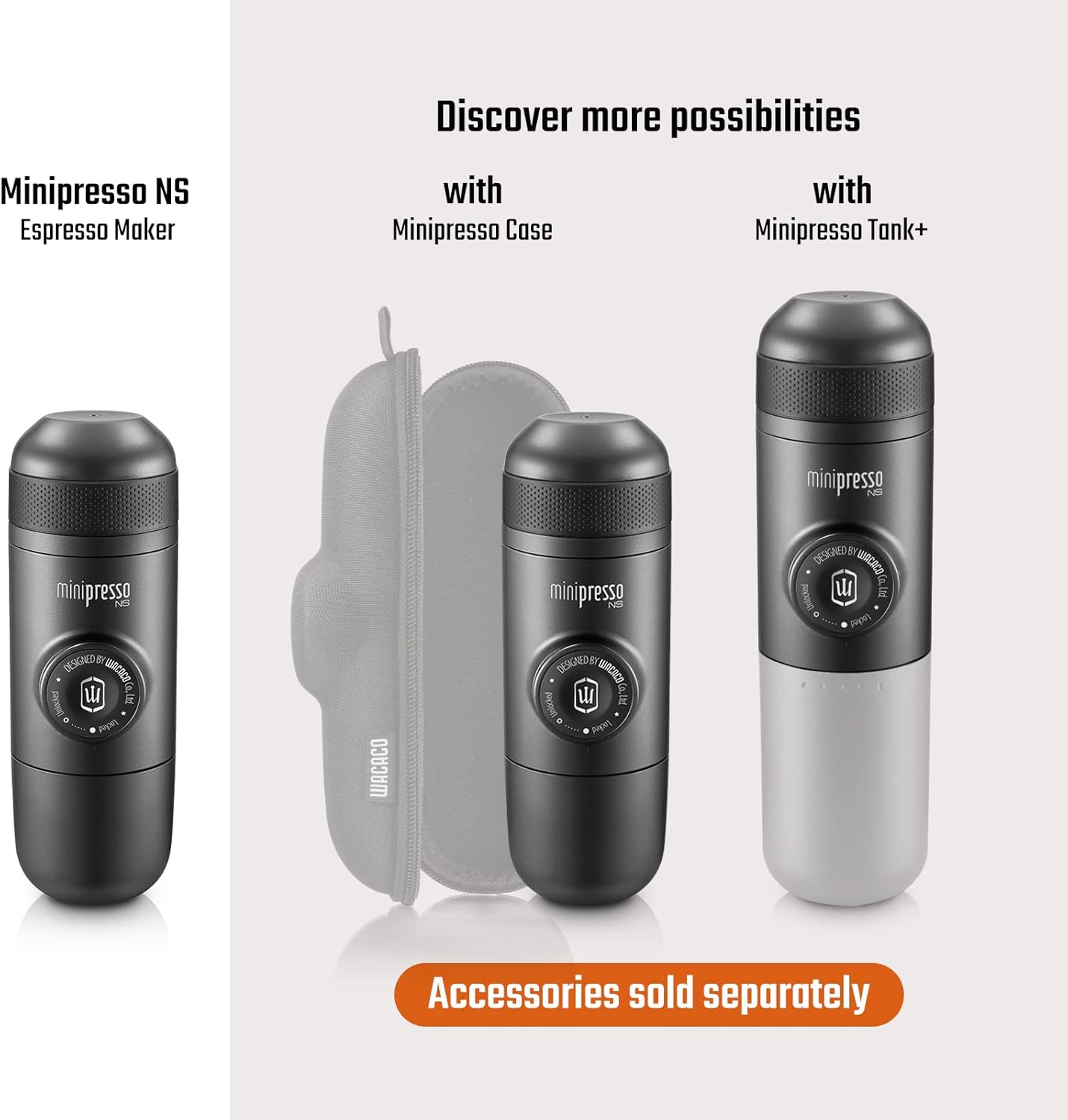 WACACO Minipresso NS - Portable Espresso Maker for Nespresso Capsules