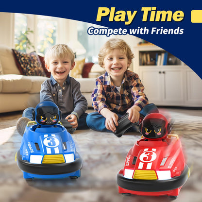 2-Pack Remote Control Bumper RC Cars for Kids