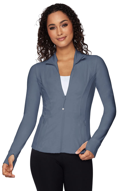 90 Degree By Reflex Women’s Lightweight, Full Zip Running Track Jacket