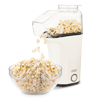 Dash Fresh Pop Popcorn Maker - Oil-Free, Air Popcorn Popper - With Measuring Cup & Recipe Guide - Perfect for Movie Nights - 16 Cups, Aqua