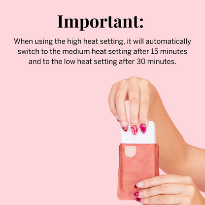 Pixie Period Heating Pad for Cramps - Thinnest Wearable Heating Pad for Feminine Care - Unnoticeable Under Clothes - Best Portable Heat Belt for Menstrual Pain Relief - FSA Eligible and HSA Eligible