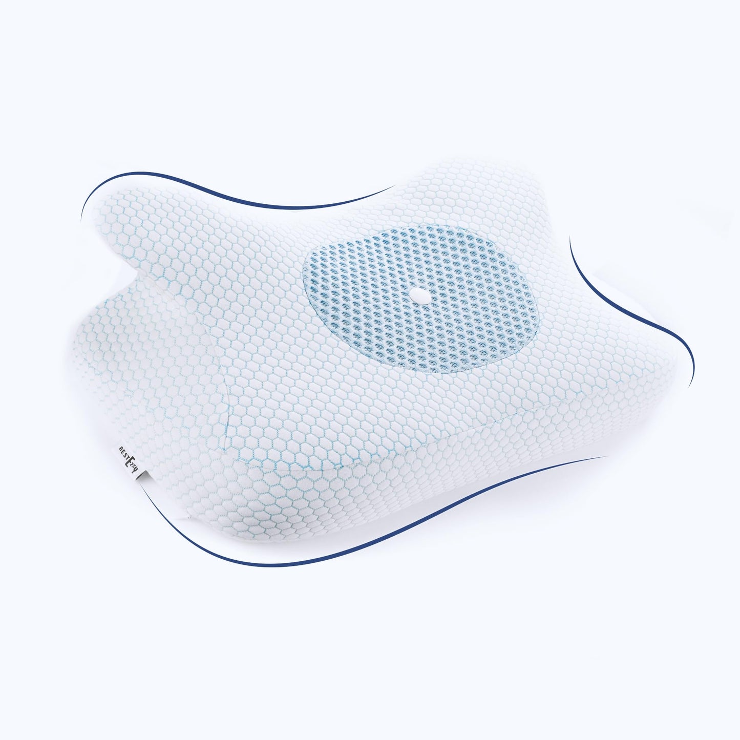 RestEzzy Luxury Orthopedic Memory Foam Pillow  For Neck Shoulder Pain