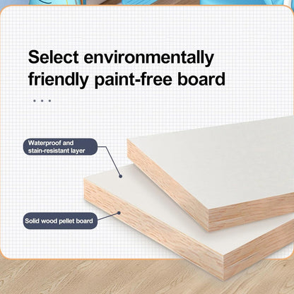 Kids Adjustable Study Desk & Chair Set – Ergonomic Learning Table with Drawer & Golden Distance Design (Blue)