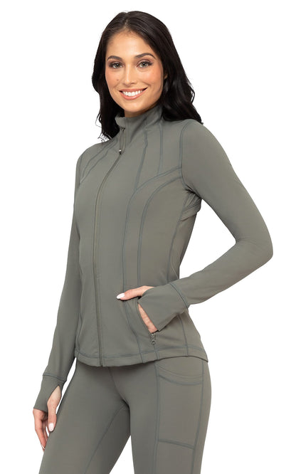 90 Degree By Reflex Women’s Lightweight, Full Zip Running Track Jacket